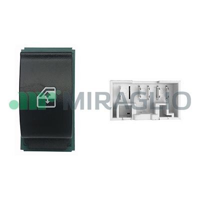 MIRAGLIO Slēdzis, Stikla pacēlājmehānisms 121/FTI76002 Stikla pacēlāja slēdzis MIRAGLIO Fiat STILO 121/FTI76002