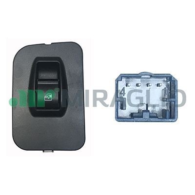 MIRAGLIO Fensterheberschalter 121/FTP76005 Schalter für Elektrische Fensterheber MIRAGLIO Mini COUNTRYMAN 121/FTP76005