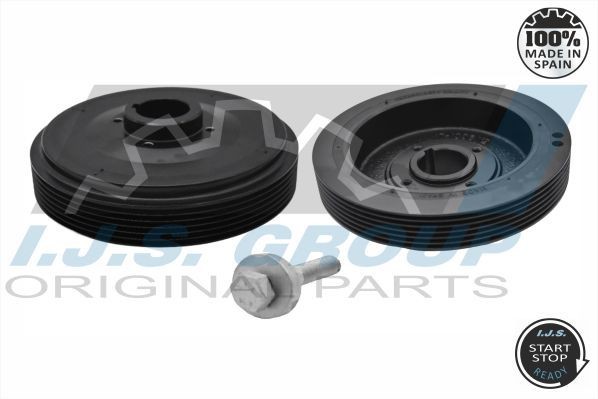 IJS GROUP Kit poulie damper 17-1006SET 17-1006SET IJS GROUP Poulie de vilebrequin Mercedes-Benz pas cher
