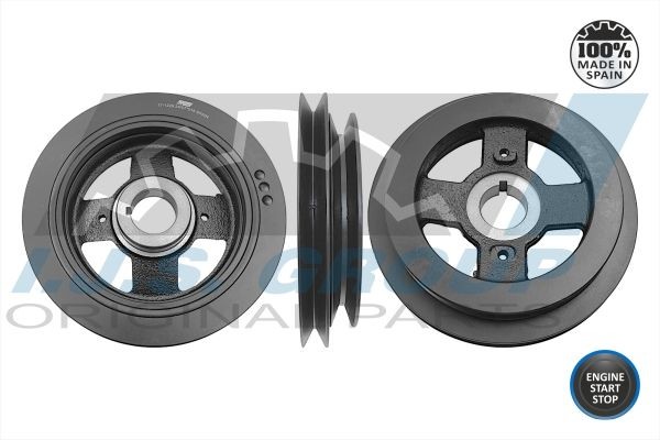 IJS GROUP Krukaspoelie 17-1229 Nissan PICK UP Riemschijf voor krukas IJS GROUP 17-1229