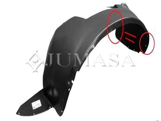 JUMASA Wheel arch liner 08731077 08731077 JUMASA wheel arch liner PEUGEOT 308