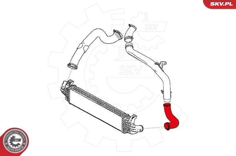 ESEN SKV Hadica plniaceho vzduchu 24SKV876 ESEN SKV 24SKV876 Hadica plniaceho vzduchu V40 Hatchback (525, 526) cena