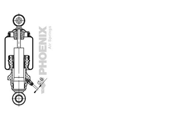PHOENIX Luftfederbalg CD 075 122 012 Federbalg, Luftfederung PHOENIX Mercedes-Benz CITAN CD 075 122 012