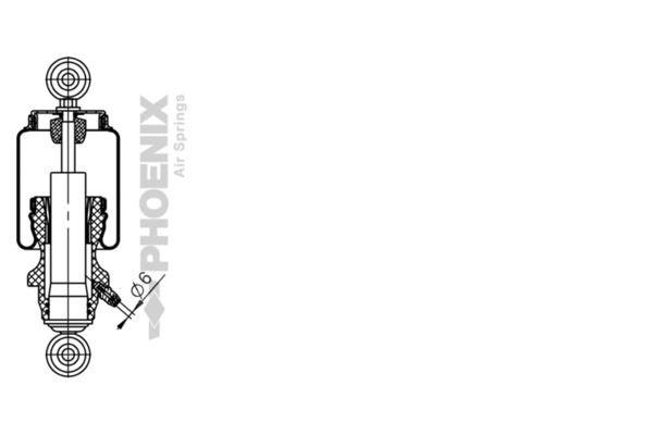 PHOENIX Luftfederbalg CD 075 123 012 Federbalg, Luftfederung PHOENIX CITAN CD 075 123 012 günstig