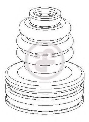 SAKURA Kit cuffia, semiasse S4413720 S4413720 Kit cuffia giunto SAKURA Kia