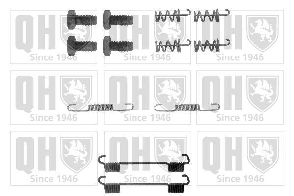 QUINTON HAZELL Kit di accessori per ganasce freno BFK308 QUINTON HAZELL BFK308 Kit di accessori per ganasce freno CLK C208 originale prezzo
