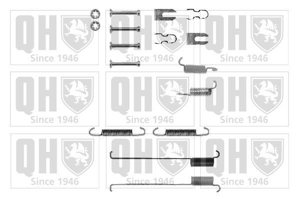 QUINTON HAZELL Piederumu komplekts, Bremžu loki BFK320 QUINTON HAZELL BFK320 Piederumu komplekts bremžu loki Fiat Palio Weekend lēti