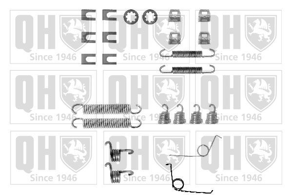 QUINTON HAZELL Kit d'accessoires, mâchoire de frein BFK366 QUINTON HAZELL BFK366 Kit d'accessoires mâchoires de frein Renault 21 L482 prix