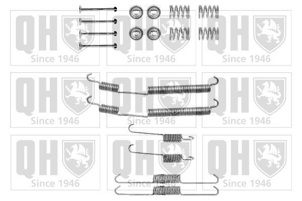 QUINTON HAZELL Toebehoren, remschoen BFK399 QUINTON HAZELL BFK399 Toebehoren remschoen Fiat Scudo 270 originele prijs