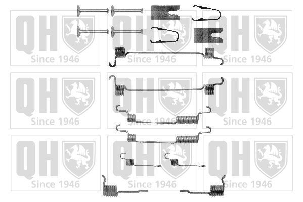 QUINTON HAZELL Accessory Kit, brake shoes BFK410 QUINTON HAZELL BFK410 400 Tourer (XW) brake shoe fitting kit price