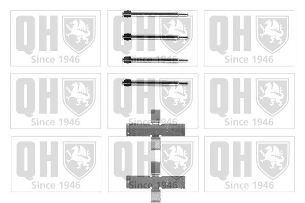 QUINTON HAZELL Jarrupalojen asennussarja BFK600 Volvo 142 tarvikesarja, jarrupala QUINTON HAZELL BFK600