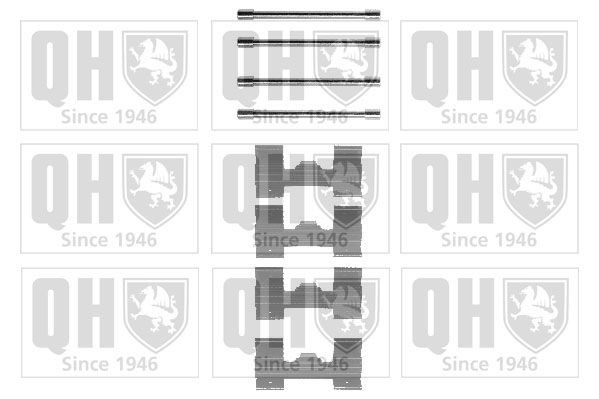 QUINTON HAZELL Accessoireset, schijfremblok BFK632 QUINTON HAZELL BFK632 Accessoireset, schijfremblok Transit Mk2 Van originele prijs