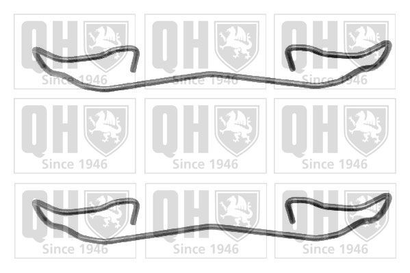QUINTON HAZELL Accessoireset, schijfremblok BFK645 Renault TWINGO Accessoireset, schijfremblok QUINTON HAZELL BFK645