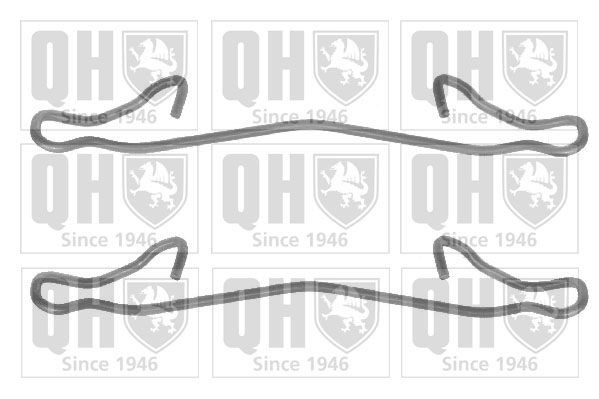 QUINTON HAZELL Accessoireset, schijfremblok BFK650 Toyota COROLLA Accessoireset, schijfremblok QUINTON HAZELL BFK650