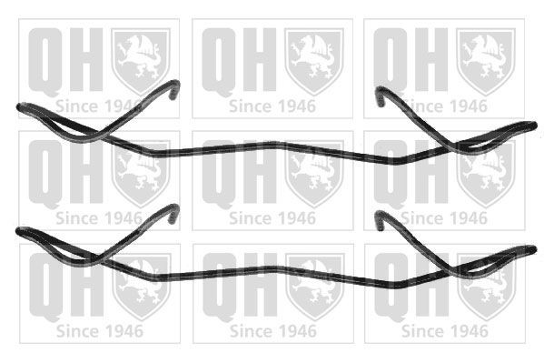 QUINTON HAZELL Accessory Kit, disc brake pads BFK658 Opel ASTRA QUINTON HAZELL brake pad fitting kit BFK658