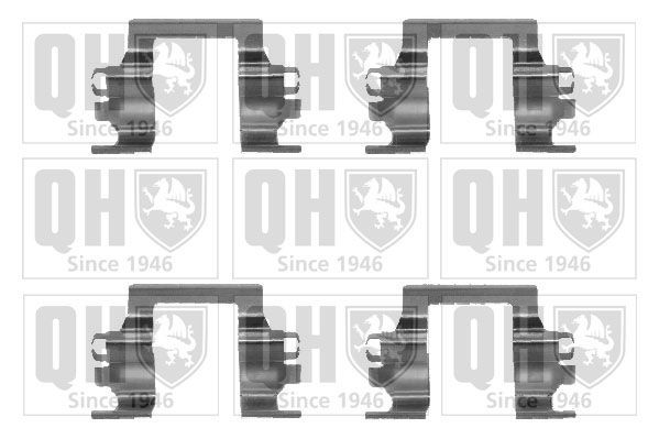 QUINTON HAZELL Kit de acessórios, pastilhas de travão BFK675 QUINTON HAZELL BFK675 Kit de acessórios, pastilhas de travão Trooper II SUV (UB) preço