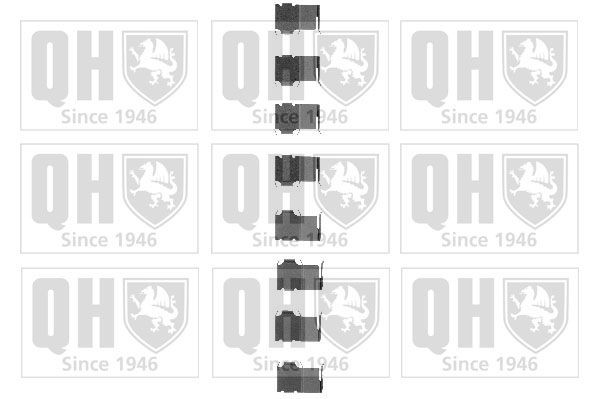 QUINTON HAZELL Sada príslużenstva oblożenia kotúčovej brzdy BFK688 QUINTON HAZELL BFK688 originálne Sada príslużenstva oblożenia kotúčovej brzdy Rad E Bus (SR1) cena
