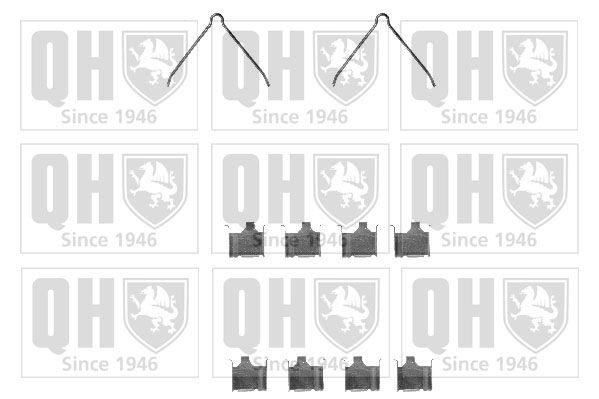 QUINTON HAZELL Accessoireset, schijfremblok BFK697 Accessoireset, schijfremblok QUINTON HAZELL 3 BFK697 goedkoop