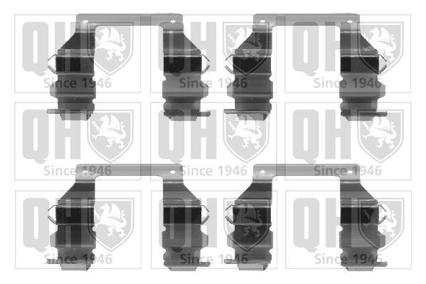 QUINTON HAZELL Accessoireset, schijfremblok BFK716 QUINTON HAZELL BFK716 Accessoireset, schijfremblok Mitsubishi Pajero L040 goedkoop
