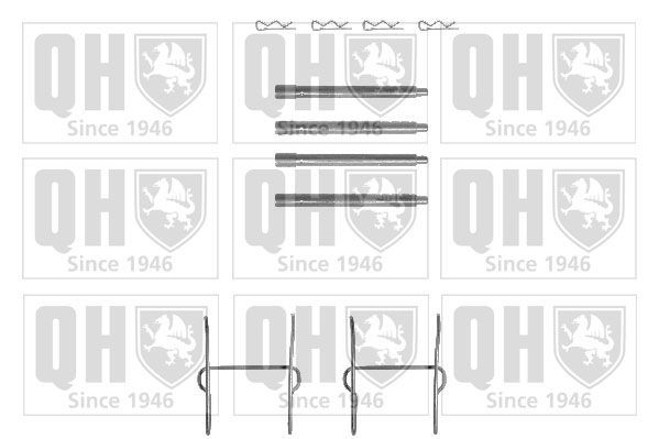 QUINTON HAZELL Kit accessori, pastiglia freno BFK748 QUINTON HAZELL BFK748 Kit accessori, pastiglia freno