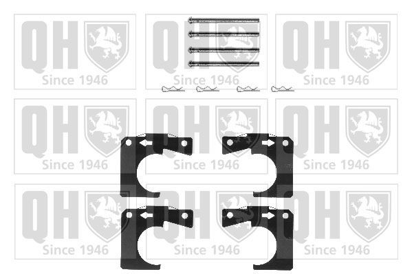 QUINTON HAZELL Accessoireset, schijfremblok BFK758 BFK758 Accessoireset, schijfremblok QUINTON HAZELL RENAULT TWINGO