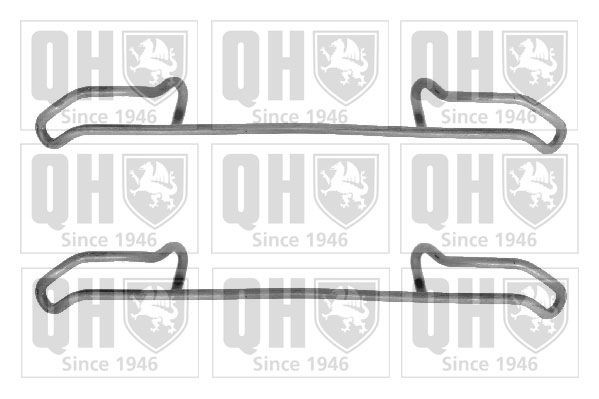 QUINTON HAZELL Kit d'accessoires, plaquette de frein à disque BFK773 Kit d'accessoires, plaquette de frein à disque QUINTON HAZELL V40 Break BFK773 pas cher