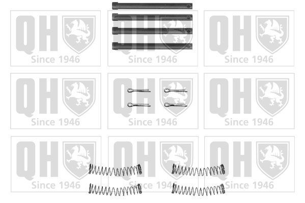 QUINTON HAZELL Tilbehørsett, bremsesko BFK877 QUINTON HAZELL BFK877 originale Tilbehørsett bremsesko Land Rover Defender L316 hva koster