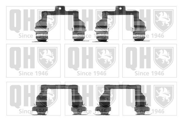 QUINTON HAZELL Accessoireset, schijfremblok BFK918 BFK918 Accessoireset, schijfremblok TOYOTA COROLLA QUINTON HAZELL