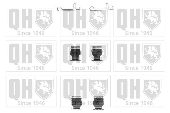 QUINTON HAZELL Zubehörsatz, Scheibenbremsbelag BFK927 BFK927 Zubehörsatz, Scheibenbremse RENAULT KANGOO QUINTON HAZELL kaufen
