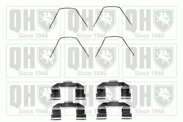 QUINTON HAZELL Kit d'accessoires, plaquette de frein à disque BFK930 Volvo V40 Break Kit d'accessoires, plaquette de frein à disque QUINTON HAZELL BFK930