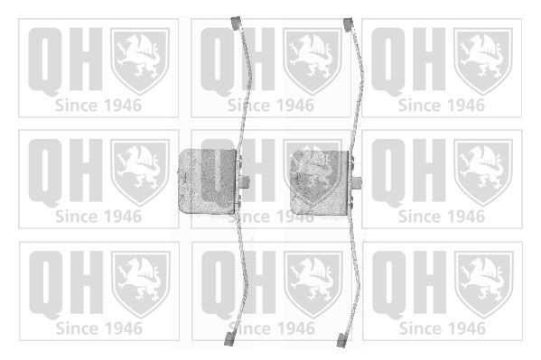 QUINTON HAZELL Accessory Kit, disc brake pads BFK937 Opel ASTRA QUINTON HAZELL brake pad fitting kit BFK937