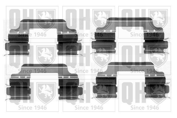 QUINTON HAZELL Monteringssats, bromsbelägg BFK942 BFK942 Monteringssats, bromsbelägg QUINTON HAZELL NISSAN QASHQAI