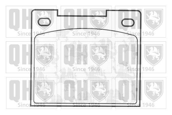 QUINTON HAZELL Τακάκια φρένων BP101 QUINTON HAZELL BP101 Αγωνιστικά τακάκια Volvo P1800 Coupe τιμες