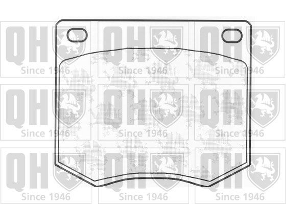 QUINTON HAZELL Bremseklosser BP102 QUINTON HAZELL BP102 Bremseklosser MORGAN Aero 8 Series 5 Cabrio 4.8 367 hk 2019