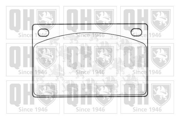 QUINTON HAZELL Τακάκια φρένων BP110 QUINTON HAZELL BP110 Αγωνιστικά τακάκια Volvo P1800 Coupe τιμες