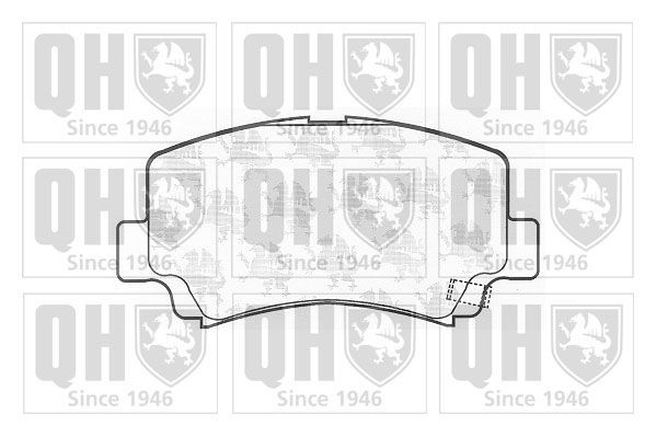 QUINTON HAZELL Bremseklodser BP1101 QUINTON HAZELL BP1101 Bremseklodser DFSK K SERIES Chassis 1.0 53 HK 2014