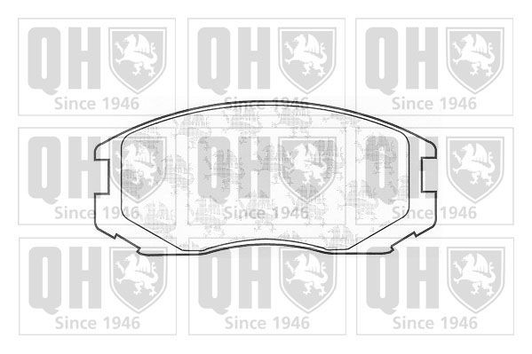 QUINTON HAZELL Bremseklosser BP1175 QUINTON HAZELL BP1175 Bremsekloss-sett Extol pris