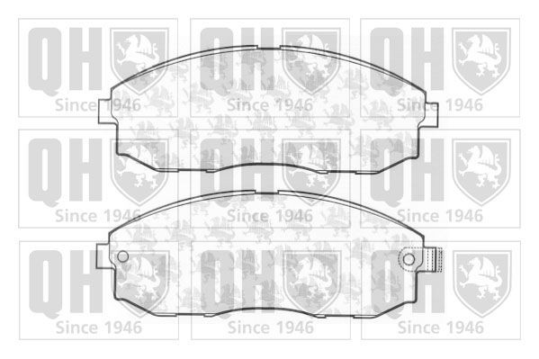 QUINTON HAZELL Bromsbelägg BP1192 Porter H100 Bromsbelägg QUINTON HAZELL BP1192