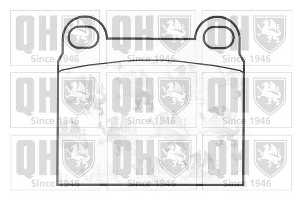 QUINTON HAZELL Pastilhas de travão BP126 BP126 Pastilhas VOLVO V70 QUINTON HAZELL