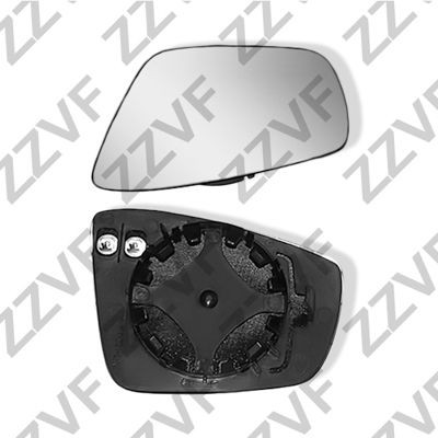 ZZVF Spiegelglas, Außenspiegel ZVVW1117L Außenspiegel-Spiegelglas ZZVF JETTA ZVVW1117L günstig