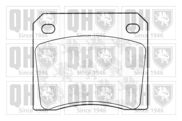 QUINTON HAZELL Remblokken BP297 QUINTON HAZELL BP297 Remblokset V8 Vantage originele prijs
