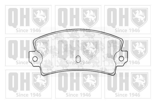 QUINTON HAZELL Brake pad set BP544 QUINTON HAZELL BP544 front and rear brake pads LANCIA Trevi (828)
