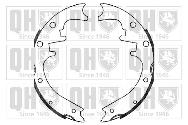 QUINTON HAZELL Piduriklotside komplekt BS1072 QUINTON HAZELL BS1072 Trummelpiduriklotsid Jeep Wrangler YJ hind