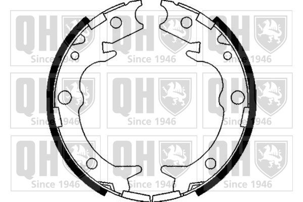 QUINTON HAZELL Handremschoenen BS1095 Handremschoen set QUINTON HAZELL V40 Hatchback BS1095 goedkoop