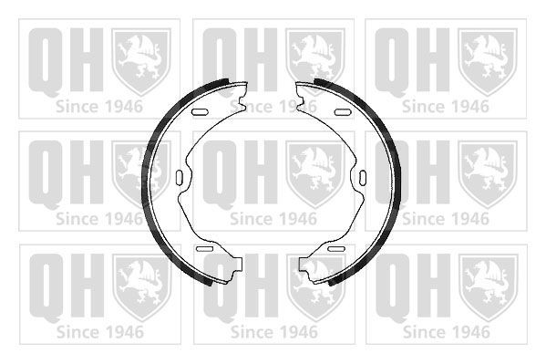 QUINTON HAZELL Jarrukenkäsarja, seisontajarru BS1111 Mercedes SL R230 käsijarrukengät QUINTON HAZELL BS1111