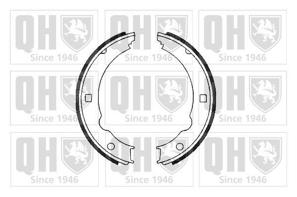 QUINTON HAZELL Handbromsbackar BS1127 Peugeot 406 Coupe Handbromsbackar QUINTON HAZELL BS1127
