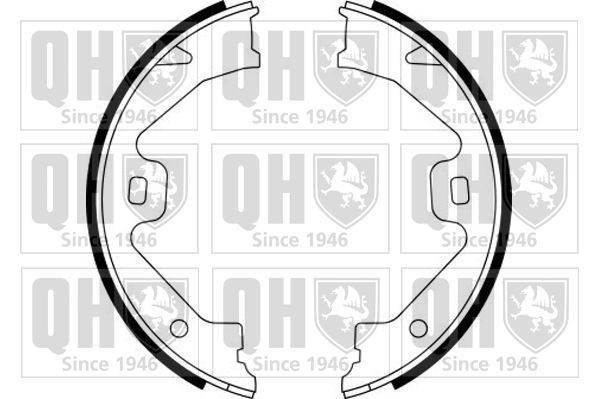 QUINTON HAZELL Piduriklotside komplekt, seisupidur BS1141 QUINTON HAZELL BS1141 Piduriklotside seisupidur Mini Hatchback originaal hind