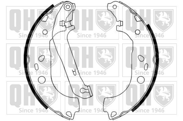 QUINTON HAZELL Σετ σιαγόνων φρένων BS1171 QUINTON HAZELL BS1171 Παπουτσια φρενων FORD Focus Mk2 Van / Combi φθηνά