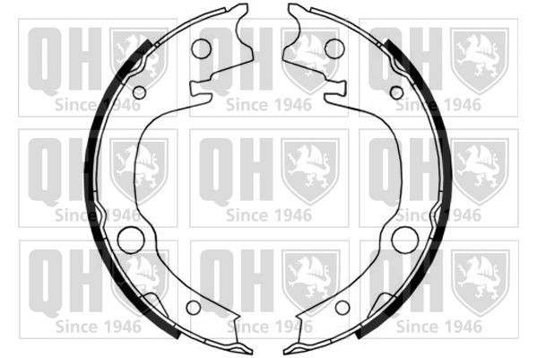 Handremschoenen QUINTON HAZELL BS1181 QUINTON HAZELL BS1181: Handremschoenen Toyota PRIUS 2003