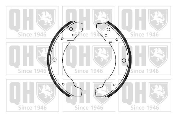 QUINTON HAZELL Remschoenset BS543 QUINTON HAZELL BS543 originele Remschoenset FIAT PALIO prijs